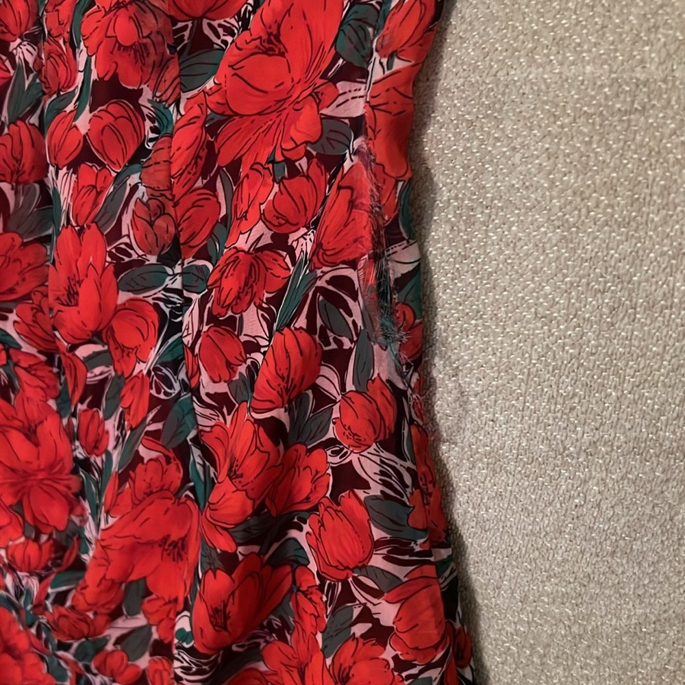 Super down dress from revolve slight rip on left side near hip area - Picture 2 of 4